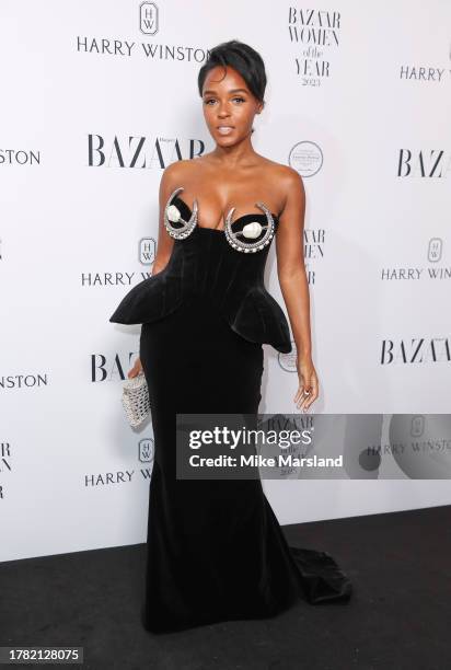 Janelle Monae attends the Harper's Bazaar Women Of The Year Awards 2023 at The Ballroom of Claridge’s on November 07, 2023 in London, England.