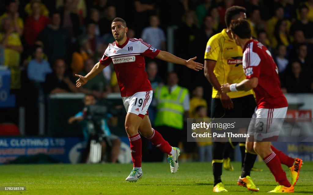 Burton Albion v Fulham - Capital One Cup Second Round