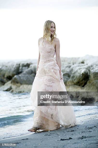 Patroness Eva Riccobono attends a photocall during the 70th Venice International Film Festival on August 27, 2013 in Venice, Italy.