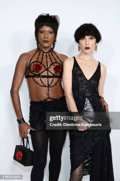 Richie Shazam and Carly Mark attends the 2023 CFDA Fashion Awards at American Museum of Natural History on November 06, 2023 in New York City.