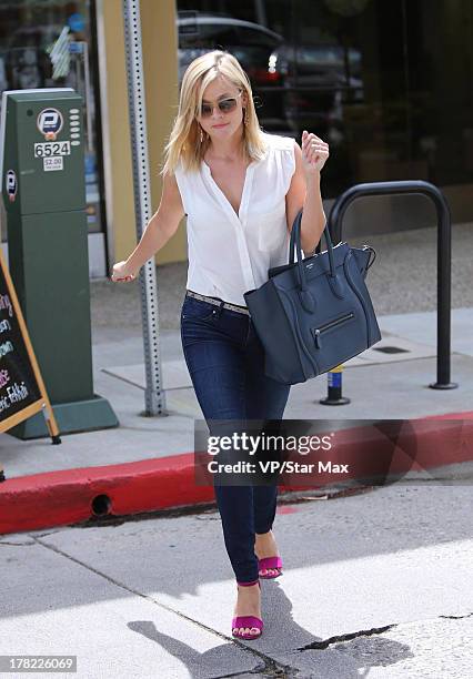 Actress Reese Witherspoon is seen on August 27, 2013 in Los Angeles, California.