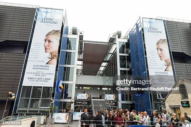 General view of atmosphere prior to the Paris premiere of "Blue Jasmine" at UGC Cine Cite Bercy on August 27, 2013 in Paris, France.