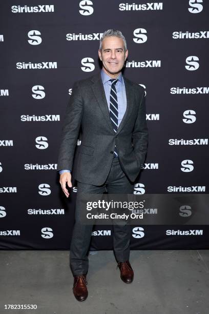 Andy Cohen attends the SiriusXM Next Generation: Industry & Press Preview at The Tisch Skylights at The Shed on November 08, 2023 in New York City.