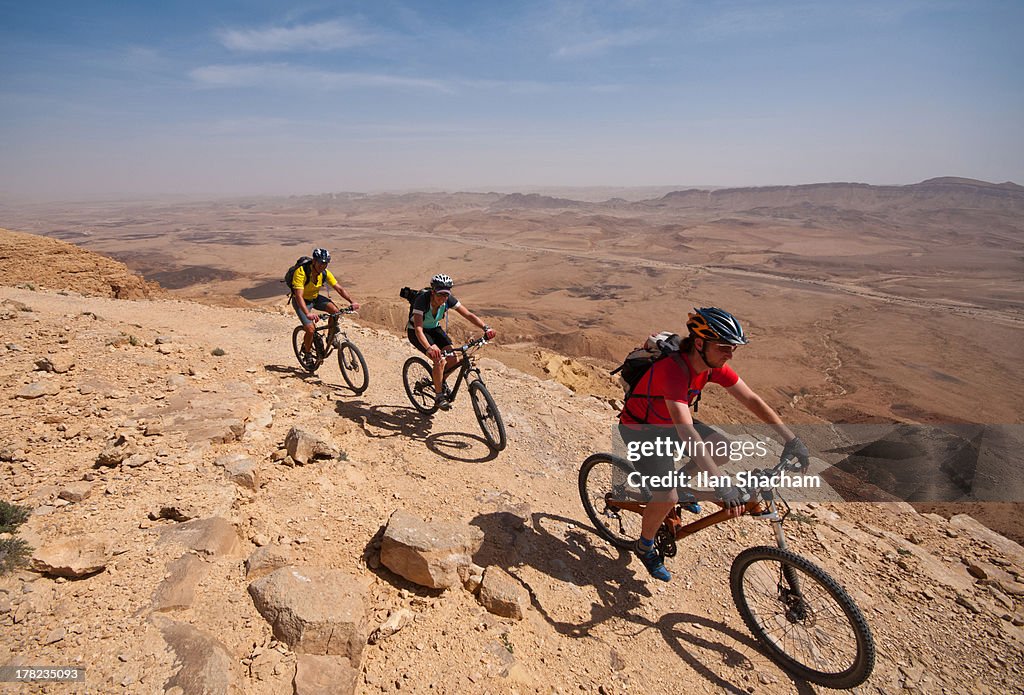 Overlooking Makhtesh Ramon