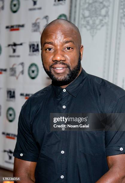 Malik Yoba attends the "Puncher's Mark" Indiegogo Fundraiser Kick Off at Duane Park on August 27, 2013 in New York City.