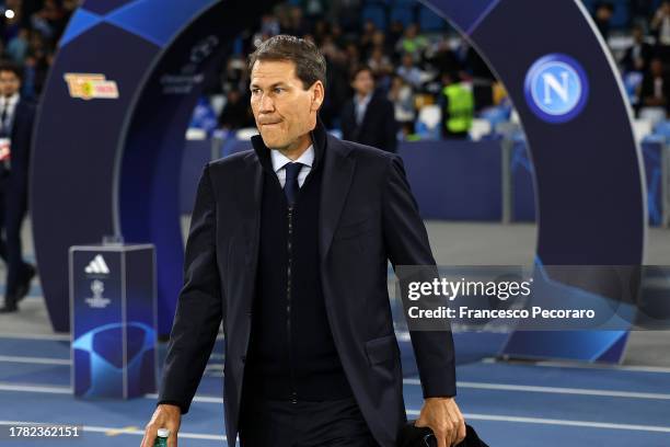 Rudi Garcia SSC Napoli head coach during the UEFA Champions League match between SSC Napoli and 1. FC Union Berlin at Stadio Diego Armando Maradona...