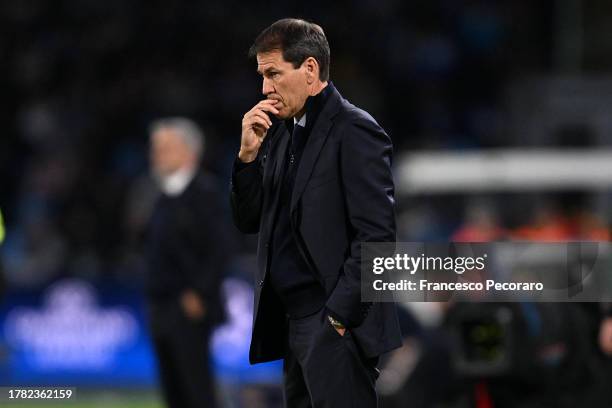 Rudi Garcia SSC Napoli head coach during the UEFA Champions League match between SSC Napoli and 1. FC Union Berlin at Stadio Diego Armando Maradona...