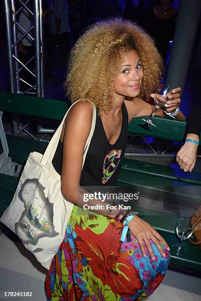 Presenter Tiga aka. Sophie Ducasse attends the 'Rentree France Televisions' photocall at Palais de Tokyo on August 27, 2013 in Paris, France.