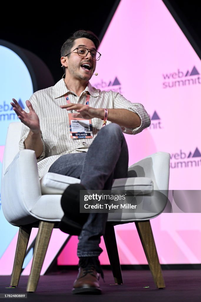 Day One Web Lisbon , Portugal - 14 November 2023; Oliver Yonchev, Co-founder ...