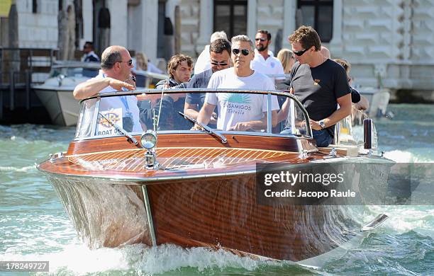 Actor George Clooney is seen during the 70th Venice International Film Festival on August 27, 2013 in Venice, Italy.