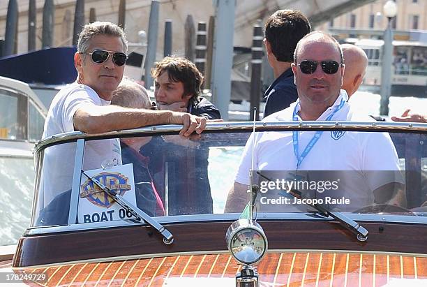 Actor George Clooney is seen during the 70th Venice International Film Festival on August 27, 2013 in Venice, Italy.