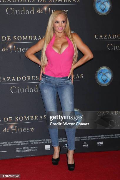 Ivonne Soto attends The Mortal Instruments: City of Bones" Mexico City screening at Auditorio Nacional on August 27, 2013 in Mexico City, Mexico.