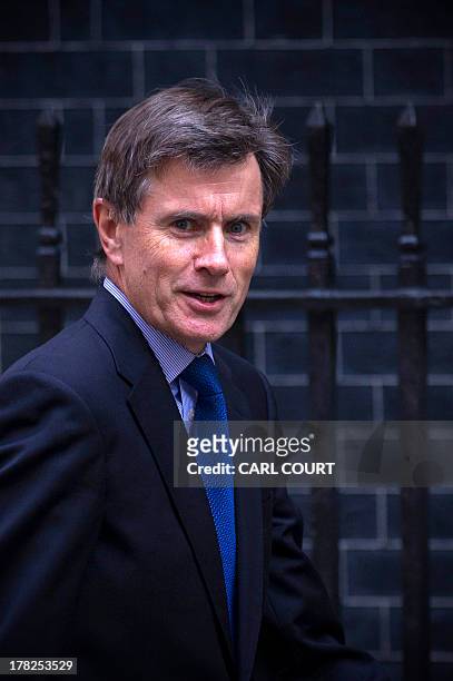 John Sawers, chief of Britain's Secret Intelligence Service , arrives in Downing Street ahead of a meeting of the National Security Council in...