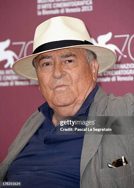 Jury president Bernardo Bertolucci attends the International Jury Photocall during the 70th Venice International Film Festival at the Palazzo del...