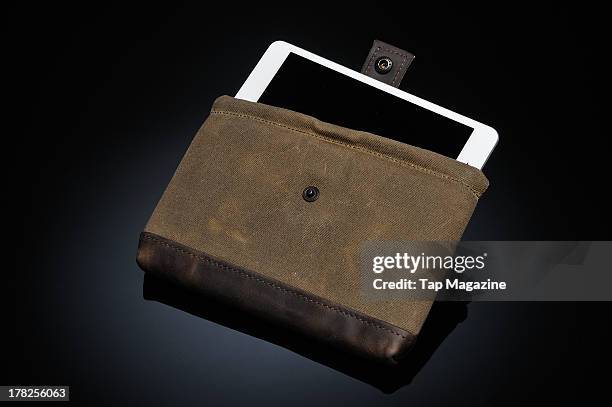An Apple iPad Mini tablet computer inside an Outback iPad Sleeve photographed during a shoot for Tap Magazine, February 7, 2013.