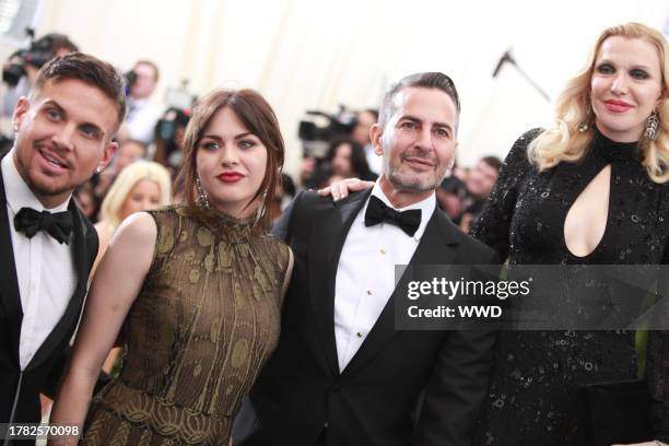 Francis Bean Cobain, Courtney Love, Marc Jacobs, Red carpet arrivals at the 2017 Met Gala: Rei Kawakubo/Comme des Garcons, May 1st, 2017.