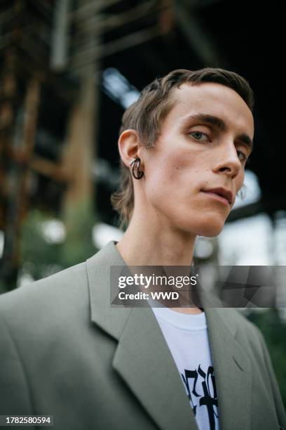 Street Style at Milan Fashion Week Men's Spring 2020, photographed in Milan on June 15 - 17, 2019...