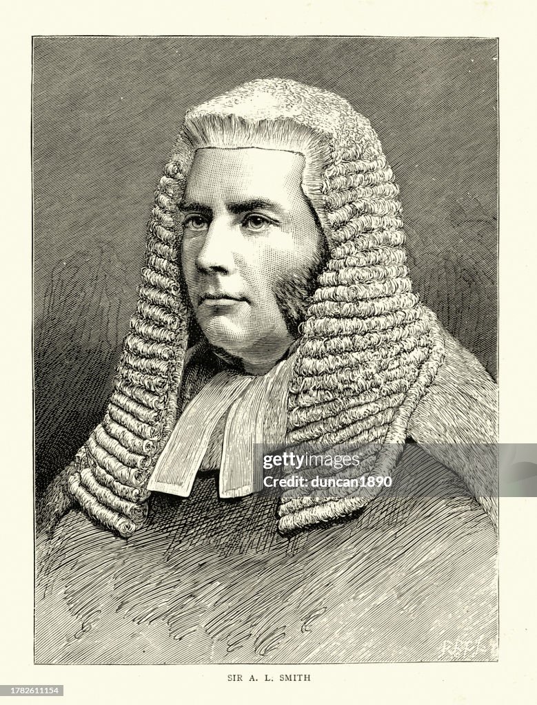 Sir Archibald Levin Smith, un juez británico, Historia legal británica victoriana, década de 1880, siglo XIX