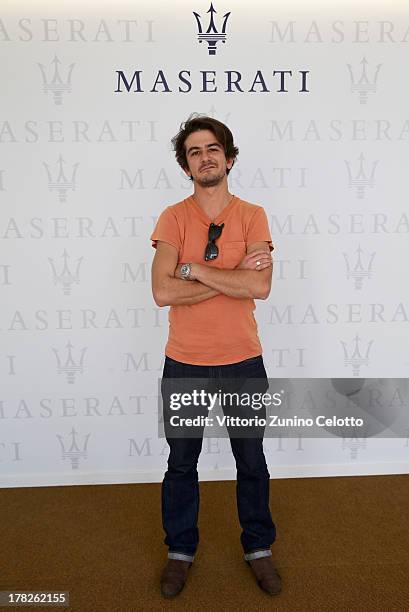 Actor Francesco Mandelli attends the 70th Venice International Film Festival at Terrazza Maserati on August 28, 2013 in Venice, Italy.