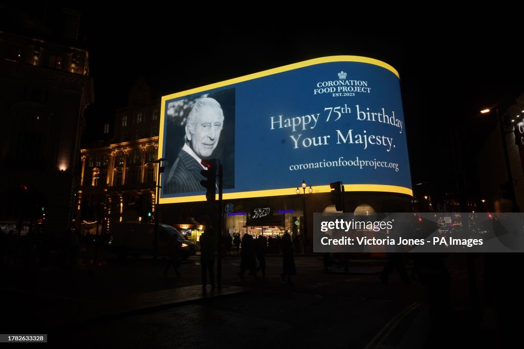 King Charles III's 75th birthday