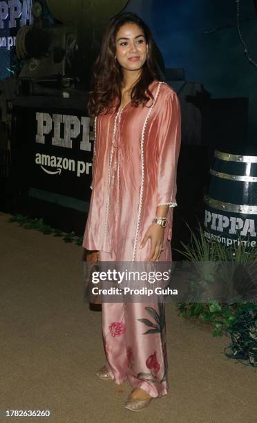 Mira Rajput attends the special screening of Prime video's film 'Pippa' on November 08, 2023 in Mumbai, India