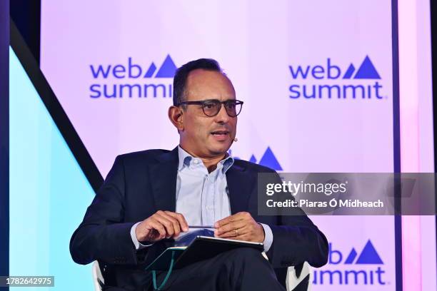 Lisbon , Portugal - 14 November 2023; Ricardo Costa, Editor-in-chief, Sociedade Independente de Comunicação , on Fourth Estate Stage during day one...