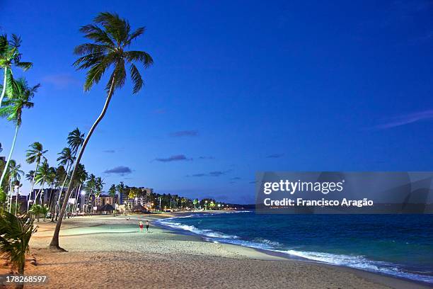 praia de jatiúca, maceió, alagoas - maceió stock-fotos und bilder