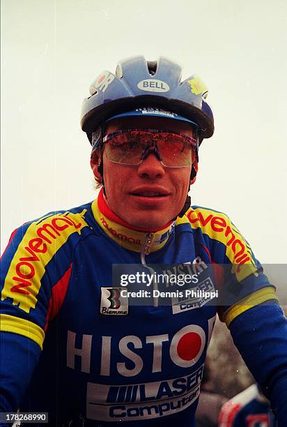 Viatcheslav Ekimov before the start of the Grote Prijs Wielerrevue in 's Heerenberg, 25 February 1993.