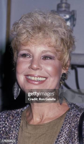 Betsy Palmer attends Peter Mark Tuchman Art Exhibit Opening on March 3, 1988 at Galerie Des Stars in Century City, California.