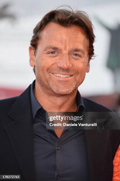 Actor Alessio Vinci attends 'Gravity' premiere and Opening Ceremony during The 70th Venice International Film Festival at Sala Grande on August 28,...