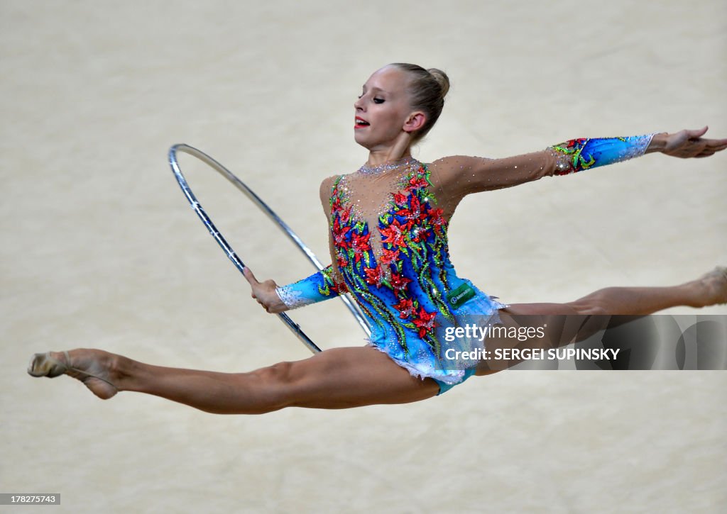 GYMNASTICS-RHYTMIC-UKR-WORLD-CHAMPIONSHIPS