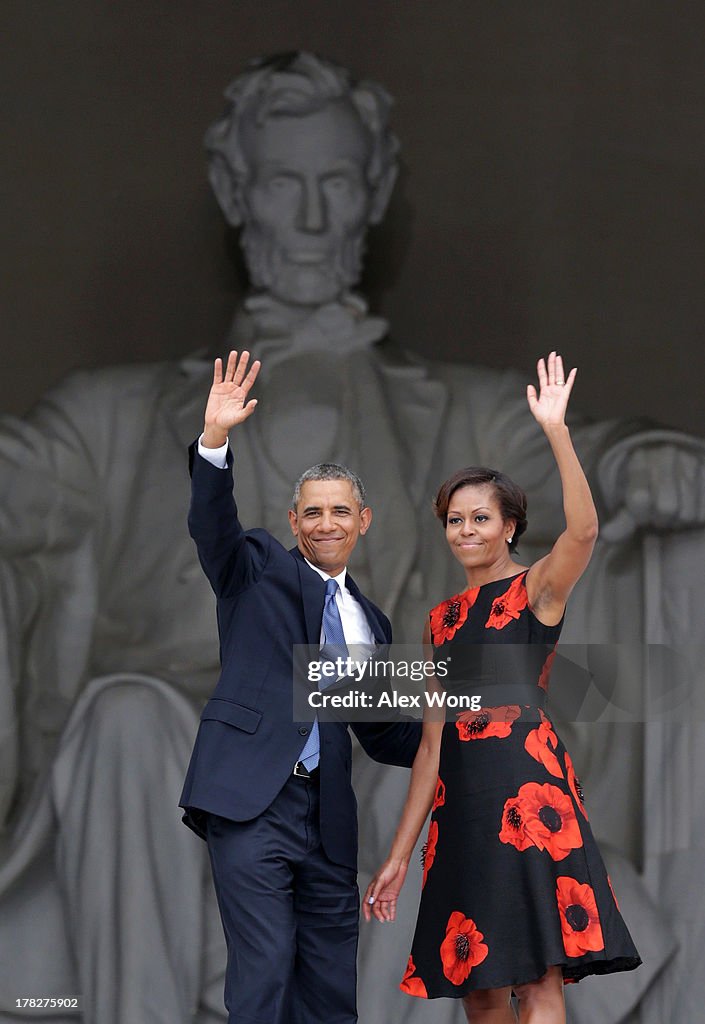 Obama, Former Presidents Commemorate 50th Anniversary Of MLK's March On Washington