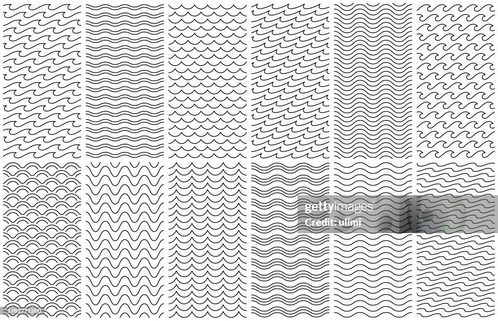 Seamless wave patterns
