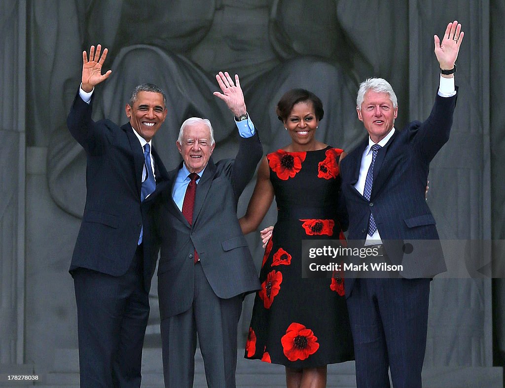 Obama, Former Presidents Commemorate 50th Anniversary Of MLK's March On Washington