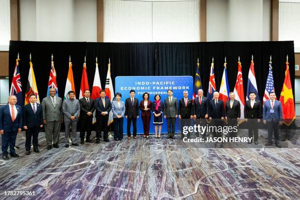 From left to right, Don Farrell, Minister for Trade and Tourism of Australia, Dato Dr. Amin, Minister of Finance and Economy of Brunei, Manoa...