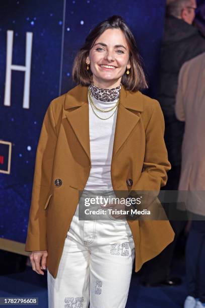 Paula Schramm attends Disney's "Wish" premiere at Zoo Palast on November 14, 2023 in Berlin, Germany.