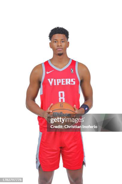 Jarrett Culver of the Rio Grande Valley Vipers poses for a portrait during 2023-24 G League media day on November 7,2023 at the Wellness...