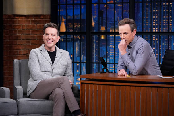 NY: NBC'S "Late Night With Seth Meyers" With Guests Ed Helms, Eve Hewson, Ari Melber (Band Sit-in: Clementine Moss)