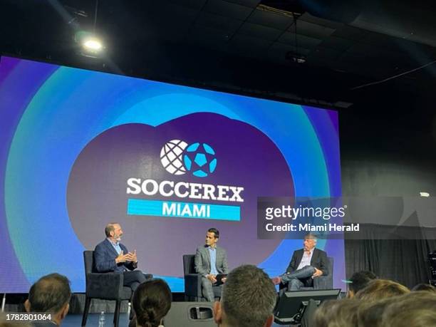 Commissioner Don Garber and Apple Senior Vice President of Services Eddy Cue discuss Lionel Messi's effect on the league, and other topics, at...