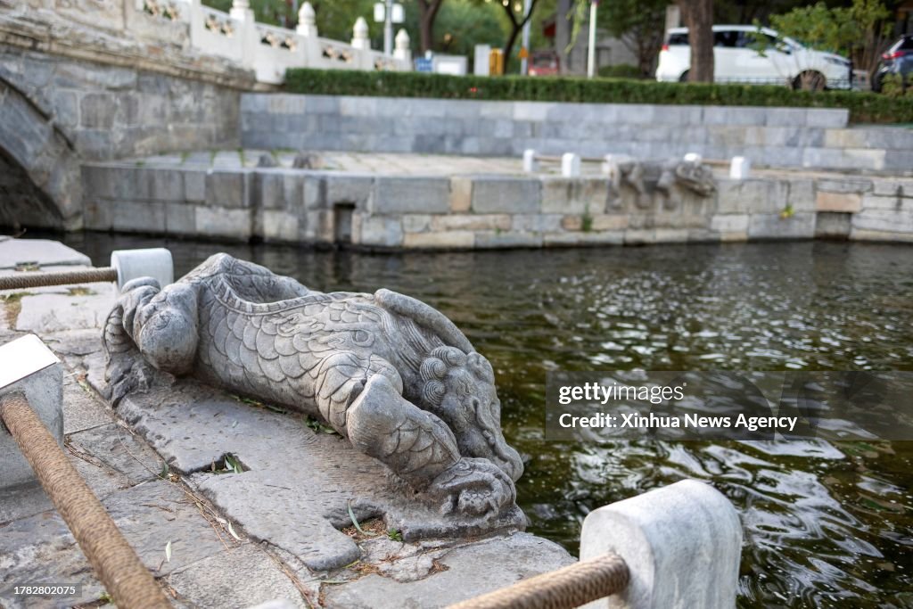 Beijing Creatures This photo taken on Nov. 6, 2023 shows a mythical creature sculpture ...