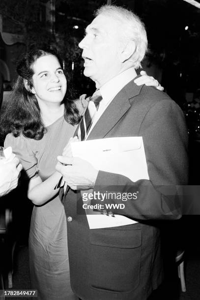 Beatrice Alda and Robert Alda attend a party in Los Angeles, California, on June 1, 1981.