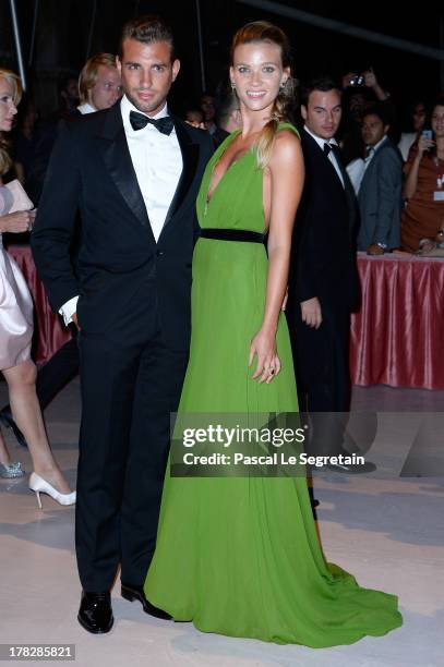 Tommy Chiabra and Fiammetta Cicogna attend the Opening Ceremony And 'Gravity' Premiere during the 70th Venice International Film Festival at the...