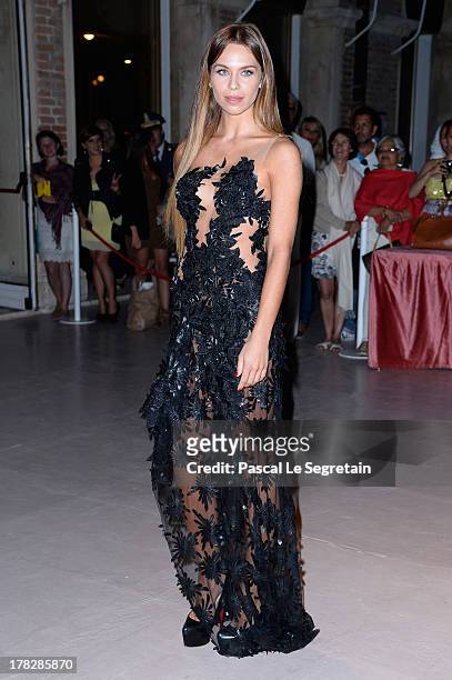 Liliana Matthaeus attends the Opening Dinner Arrivals during the 70th Venice International Film Festival at the Hotel Excelsior on August 28, 2013 in...