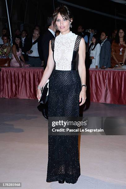 Sheherazade Goldsmith attends the Opening Dinner Arrivals during the 70th Venice International Film Festival at the Hotel Excelsior on August 28,...