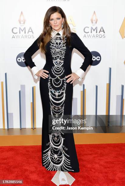 Karen Fairchild attends the 57th Annual CMA Awards at Bridgestone Arena on November 08, 2023 in Nashville, Tennessee.