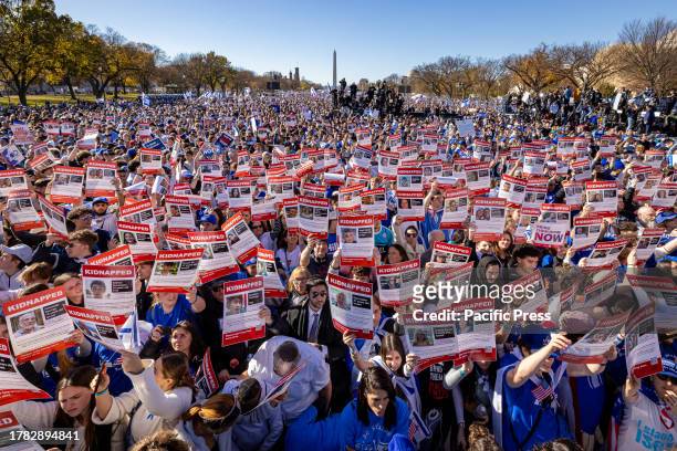 Thousands of pro-Israel supporters converged in the nation's capital during the "March for Israel" held on the National Mall. Over 60,000 people were...