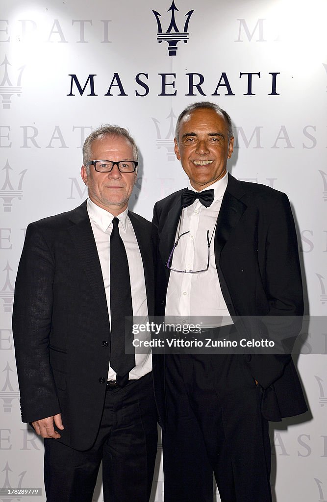 Celebrities At The Terrazza Maserati - Day 1 - The 70th Venice International Film Festival