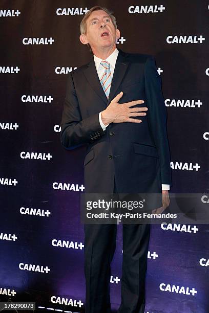 ActorÊChristophe Salengro at the 'Rentree De Canal +' photocall at Porte De Versailles on August 28, 2013 in Paris, France.
