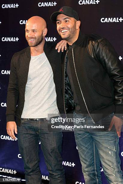 Kamel Le Magicien at the 'Rentree De Canal +' photocall at Porte De Versailles on August 28, 2013 in Paris, France.