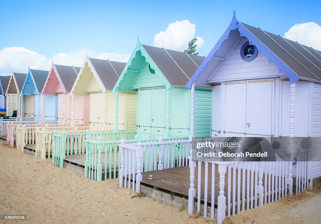 Mersea island beach huts